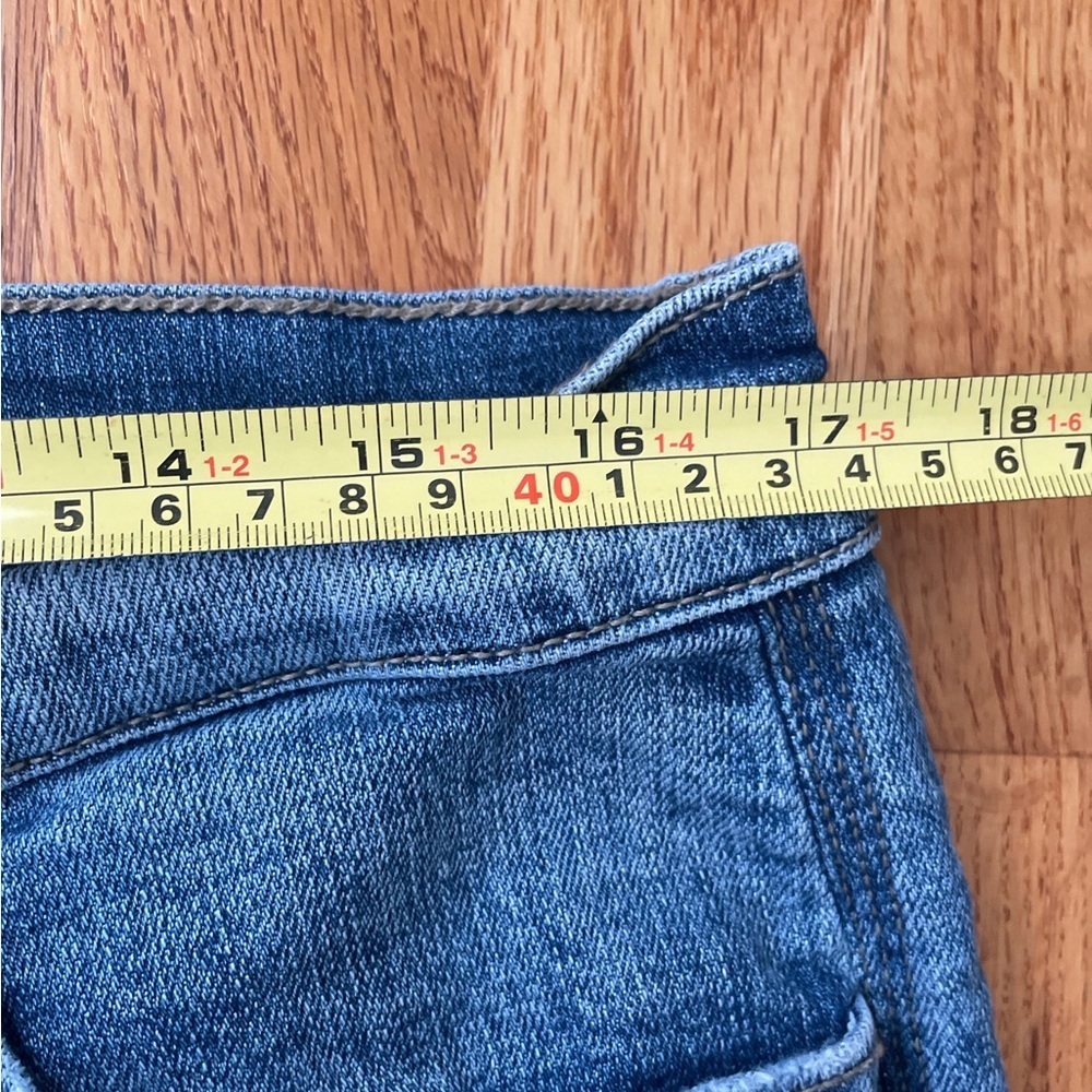 KanCan Blue Lightly Distressed Straight Jeans - Picture 7 of 8